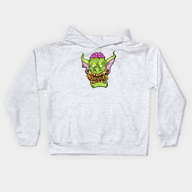 nekrogoblikon Kids Hoodie by Jason Jordan